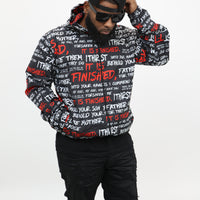 LAST SEVEN SAYINGS NYLON JACKET