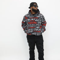 LAST SEVEN SAYINGS NYLON JACKET