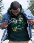 JESUS SAVES 2.0 FOREST GREEN HOODIE