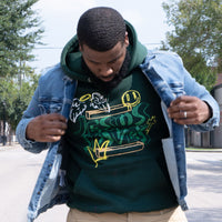 JESUS SAVES 2.0 FOREST GREEN HOODIE