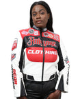 THE FAITH RACE WOMENS CROP JACKET