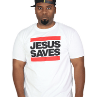 Jesus Saves White Evangelism Tee