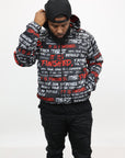 LAST SEVEN SAYINGS NYLON JACKET