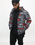 LAST SEVEN SAYINGS NYLON JACKET