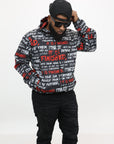 LAST SEVEN SAYINGS NYLON JACKET