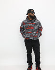 LAST SEVEN SAYINGS NYLON JACKET
