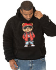 BEAR WITNESS HEAVY-WEIGHT SHERPA HOODIE