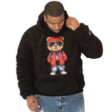 BEAR WITNESS HEAVY-WEIGHT SHERPA HOODIE