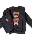 BEAR WITNESS RED LABEL EMBROIDERED JOGGER SET