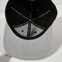 JESUS SAVES SNAPBACK BLACK & GREY W/ REMOVABLE TELL THE WORLD HAT CHAIN