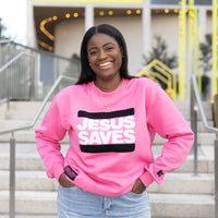 Rose Pink Chenille CrewNeck