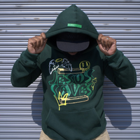 JESUS SAVES 2.0 FOREST GREEN HOODIE + FREE TEE