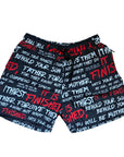 LAST SEVEN SAYINGS  NYLON SHORTS