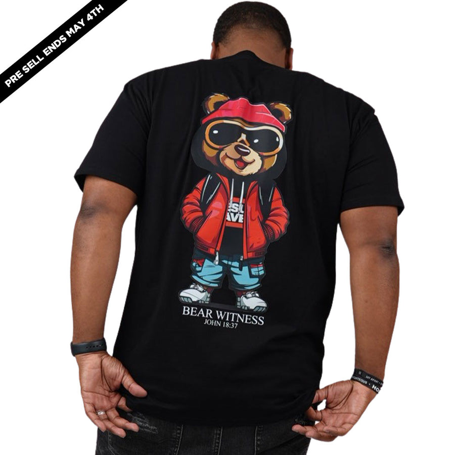 BEAR WITNESS MASCOT MID-WEIGHT F&B TEE