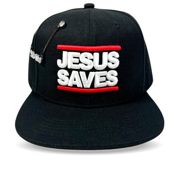 JESUS SAVES SNAPBACK W/REMOVABLE TELL THE WORLD HAT CHAIN