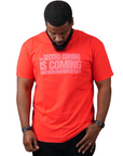 TONAL THE SECOND COMING IS COMING (RED/RED PUFF) TEE
