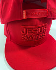 JESUS SAVES FIRE RED SNAPBACK