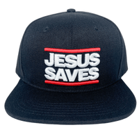 JESUS SAVES SNAPBACK W/REMOVABLE TELL THE WORLD HAT CHAIN